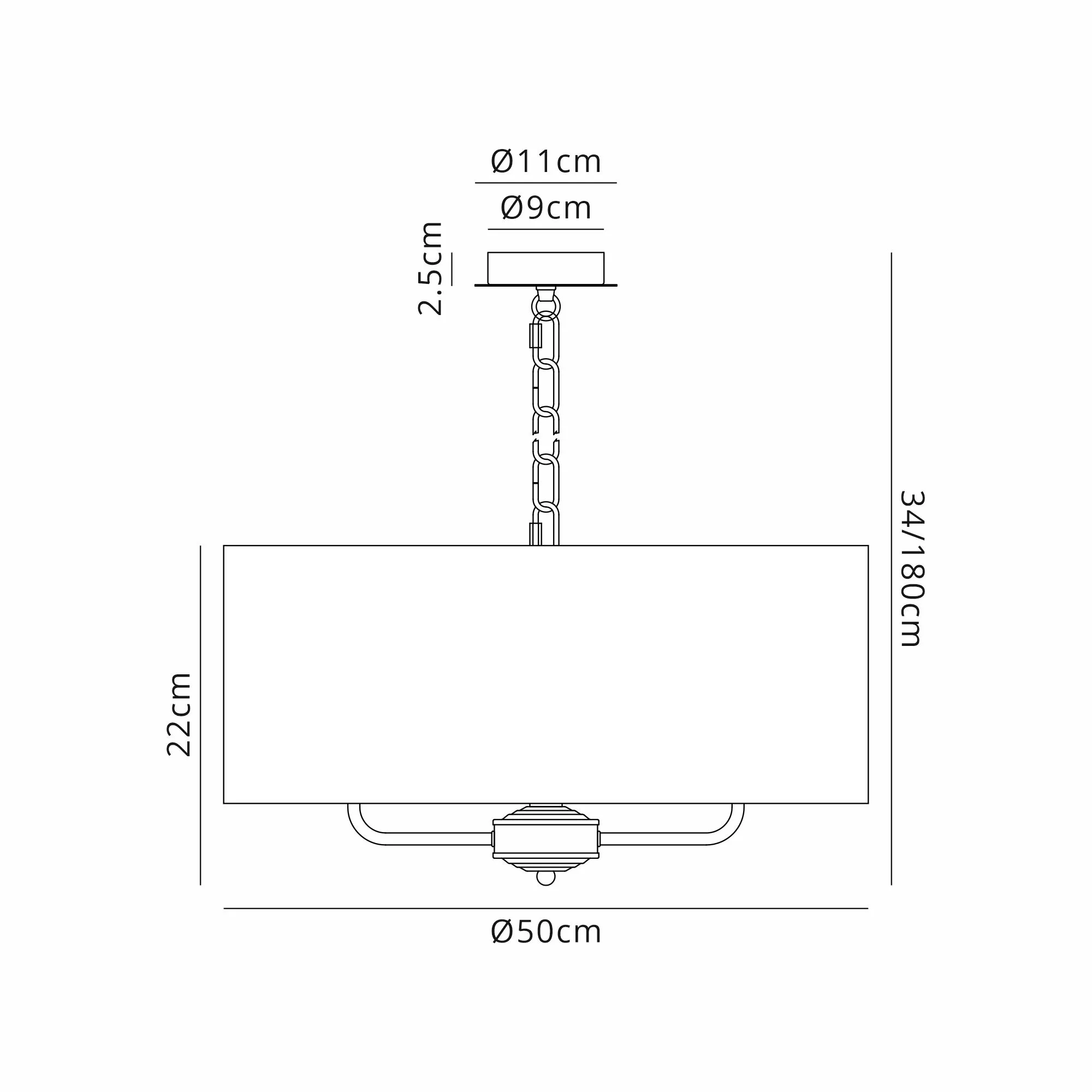 Banyan 50cm 3 Light Pendant Polished Chrome, Silver Foil DK0854  Deco Banyan CH SL